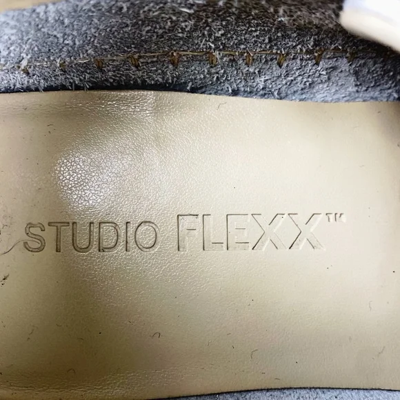 Studio Flexx Womens White Leather Sneakers Size 8 - Picture 6 of 8